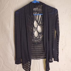 Almost Famous Black Blouse